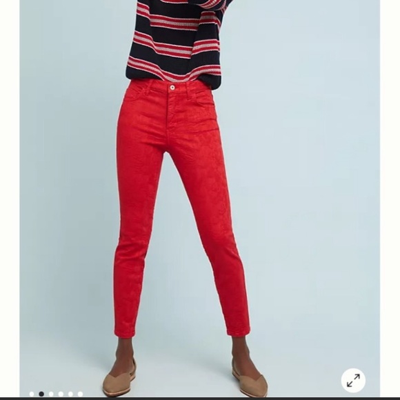Anthropologie Pilcro and the Letterpress red jeans - Picture 3 of 5